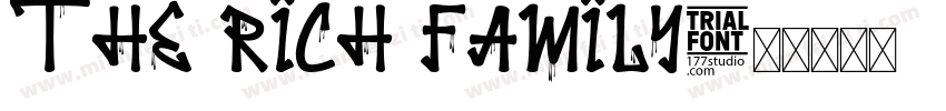 the rich family字体转换